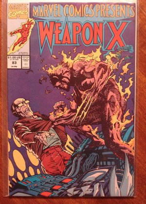 Marvel Comics Presents #83 comic book, Wolverine as Weapon X