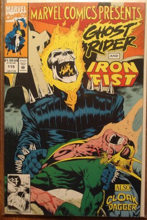 Marvel Comics Presents #115 comic book, Wolverine, Ghost Rider, Iron Fist