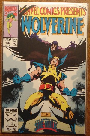 Marvel Comics Presents #125 comic book, Wolverine, She-Hulk