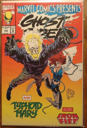 Marvel Comics Presents #126 comic book, Wolverine, Ghost Rider, She-hulk