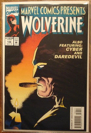 Marvel Comics Presents #136 comic book, Wolverine, Ghost Rider, Daredevil