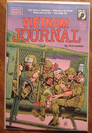 Vietnam Journal #7 comic book - Apple Comics