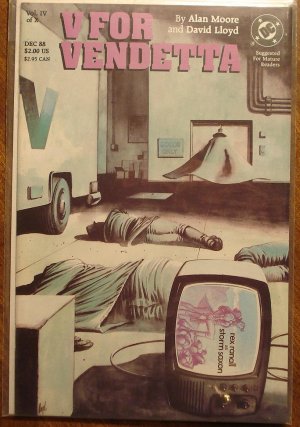 V For Vendetta #4 comic book - DCComics, Alan Moore