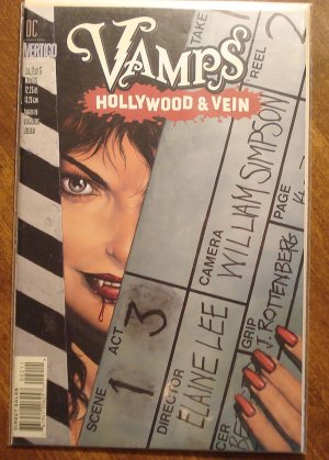Vamps: Hollywood & Vein #2 comic book - DC (Vertigo) Comics, female vampires on the prowl!