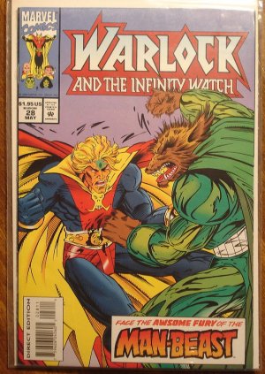 Warlock & The Infinity Watch #28 comic book - Marvel comics