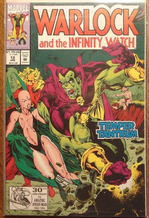 Warlock & The Infinity Watch #12 comic book - Marvel comics