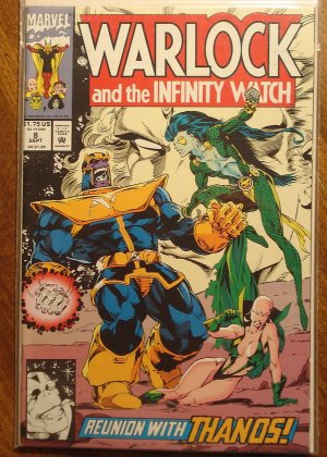 Warlock & The Infinity Watch #8 comic book - Marvel comics