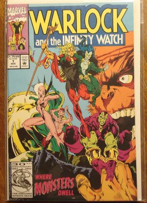 Warlock & The Infinity Watch #7 comic book - Marvel comics