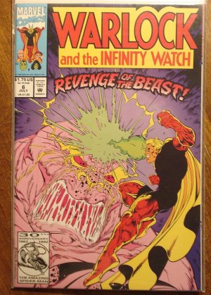 Warlock & The Infinity Watch #6 comic book - Marvel comics