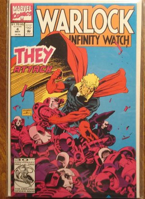 Warlock & The Infinity Watch #4 comic book - Marvel comics