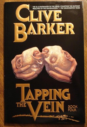 Clive Barker: Tapping The Vein #4 deluxe format comic book - Eclipse comics, die cut cover