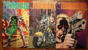 The Terminator #'s 1, 2, 3 comic book - Dark Horse Comics