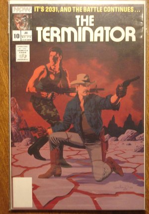 The Terminator #10 comic book - Now Comics