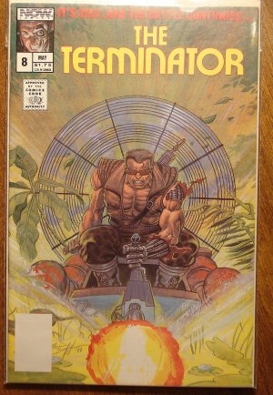 The Terminator #8 comic book - Now Comics