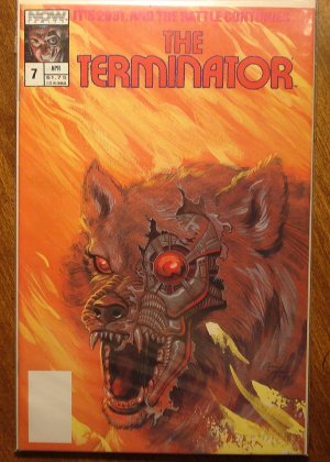 The Terminator #7 comic book - Now Comics