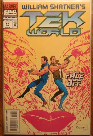 William Shatner's Tek World #17 comic book - Marvel comics
