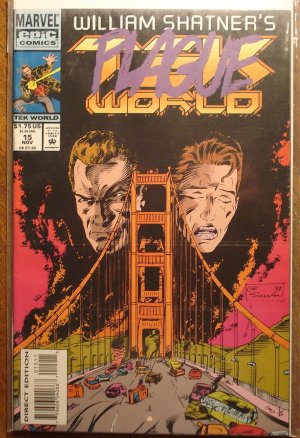 William Shatner's Tek World #15 comic book - Marvel comics