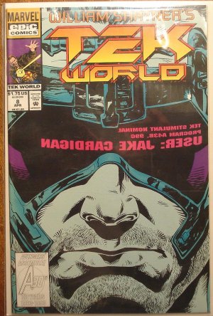 William Shatner's Tek World #8 comic book - Marvel comics