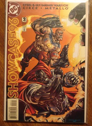 Showcase '96 #2 comic book - DC Comics, Guy Gardner, Steel, Metallo