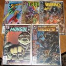 Showcase '95 #'s 1, 5, 6, 8, 10 comic book - DC Comics, Supergirl. Mongul, Lobo