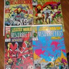 Silver Surfer / Warlock: Resurrection #'s 1, 2, 3, 4 mini series comic book - Marvel Comics