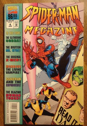 Spider-Man: Megazine #4 comic book - Marvel comics, Spiderman, magazine