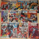 Steel #'s 0, 2, 3, 4, 5, 6, 8, 10, 11, 12, 13, 16, 17, 18, 19, Annual 2 comic book - DC Comics