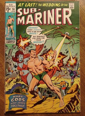 Marvel Comics Sub-Mariner #36 Fine condition