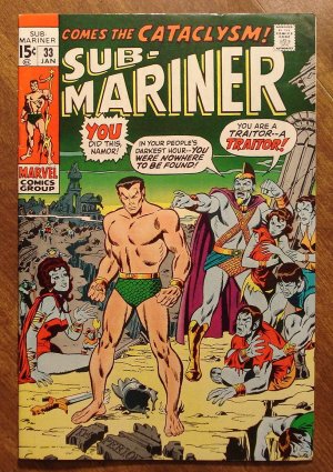 Marvel Comics Sub-Mariner #33 Fine condition