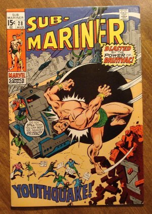 Marvel Comics Sub-Mariner #28 Fine condition
