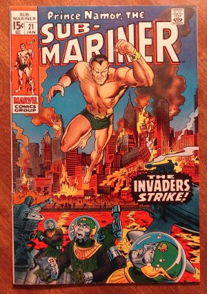 Marvel Comics Sub-Mariner #21 Fine condition