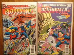 Bloodbath #1 & 2 comic book - DC Comics