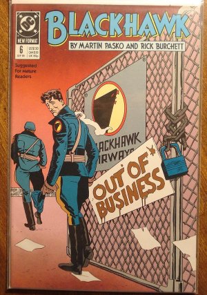 Blackhawk #6 (1980's) comic book - DC Comics
