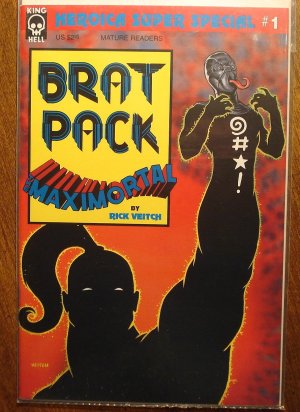 Brat Pack & Maximortal - Heroica Super Special #1 comic book - King Hell Comics