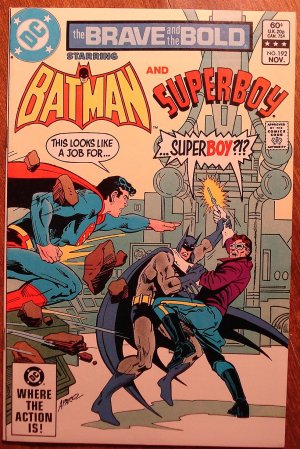 Brave & The Bold #192 comic book, Batman & Superboy - DC comics