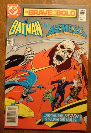 Brave & The Bold #193 comic book, Batman & Nemesis - DC comics