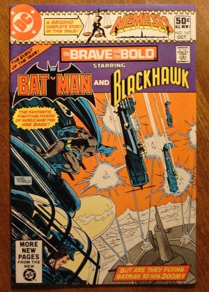 Brave & The Bold #167 comic book, Batman & Blackhawk - DC comics