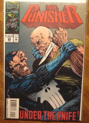 The Punisher #92 comic book, Marvel Comics