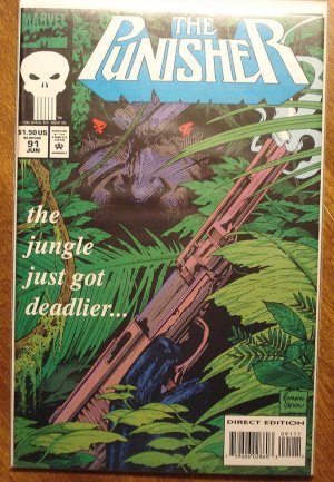 The Punisher #91 comic book, Marvel Comics