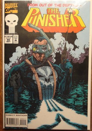 The Punisher #90 comic book, Marvel Comics