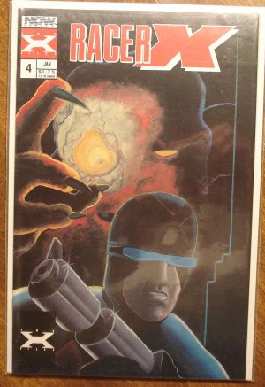 Racer X #4 comic book, Now Comics, Speed Racer