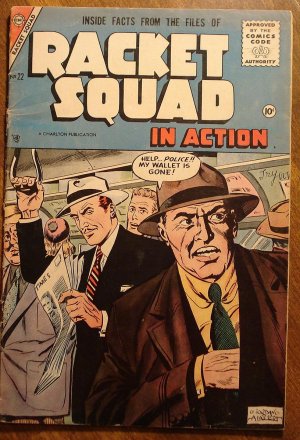 Racket Squad #22 comic book 1956 Charlton comics