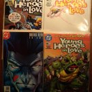 Young Heroes In Love #'s 3, 4, 7, 10 comic book - DC comics