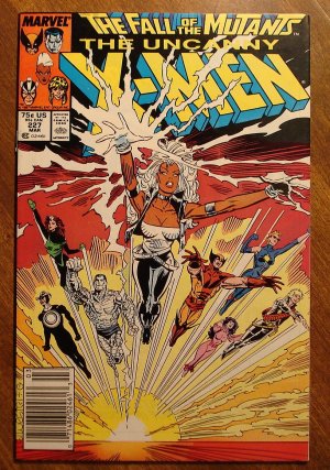 Uncanny X-Men #227 comic book - Marvel comics - Fall of the Mutants