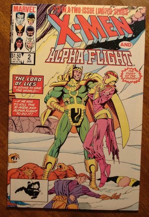 X-Men & Alpha Flight #2 comic book - Marvel comics