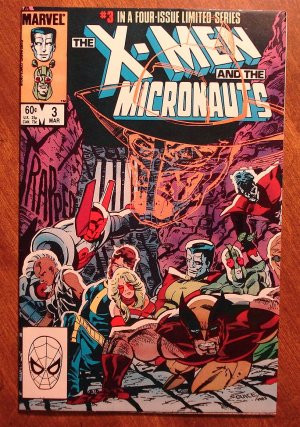 Uncanny X-Men & Micronauts #3 comic book Marvel comics