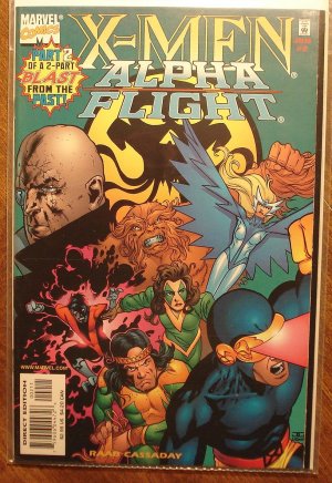 X-Men & Alpha Flight #2 (1998 edition) comic book - Marvel comics