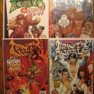 Trinity Angels #'s 2, 3, 4, 5 comic book - Valiant Acclaim comics
