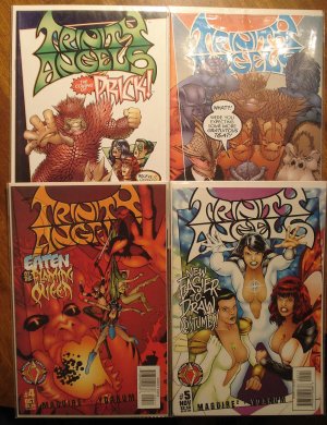Trinity Angels #'s 2, 3, 4, 5 comic book - Valiant Acclaim comics