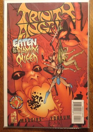 Trinity Angels #4 comic book - Valiant Acclaim comics